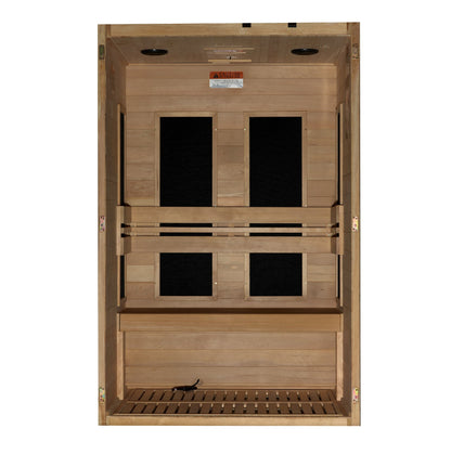 ***New 2026 Model*** Dynamic "Lucca" 2 Person Ultra Low EMF FAR IR Sauna (DYN-6215-05 Elite)