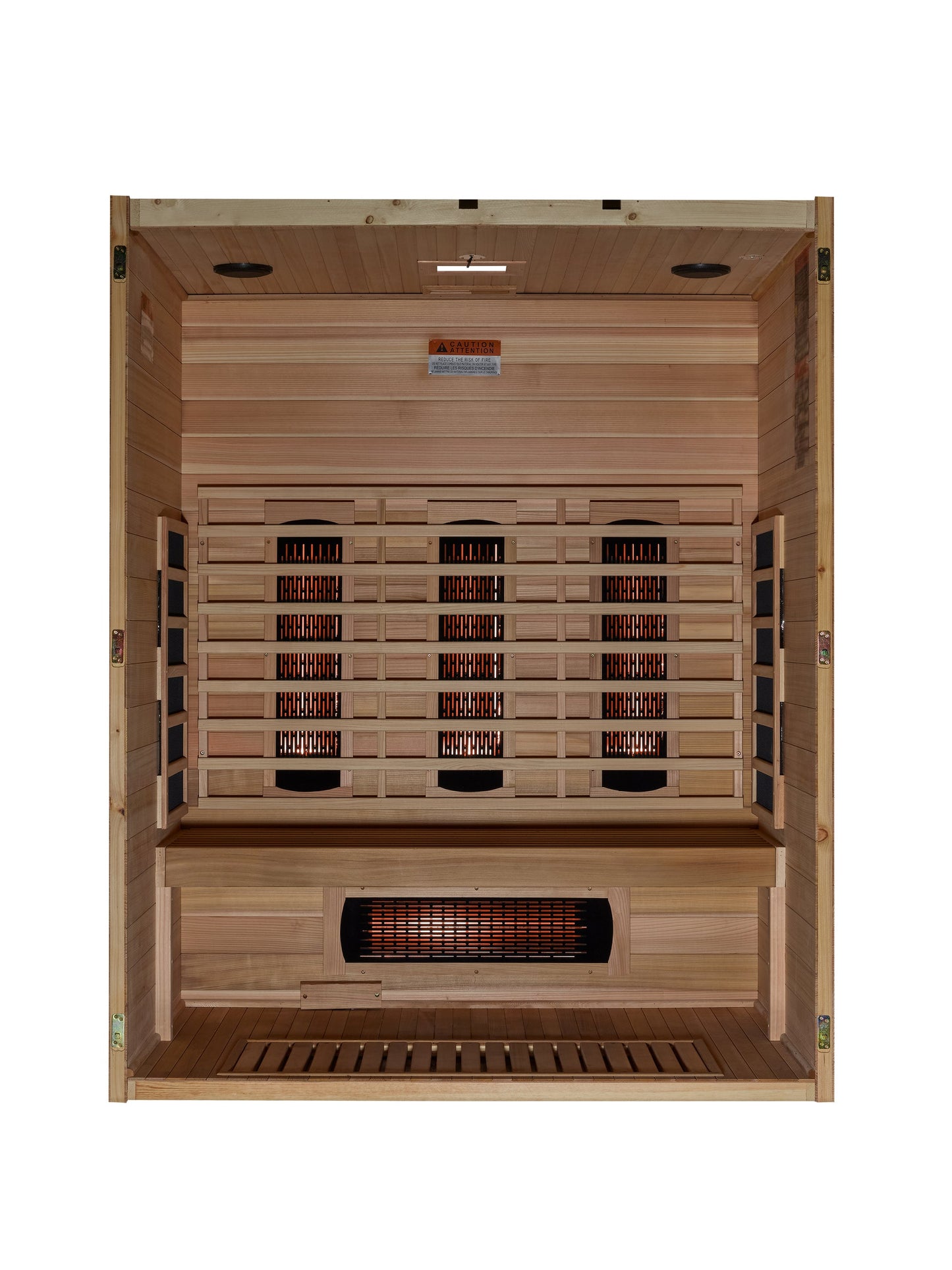 Maxxus "S-Line" 3 Person Full Spectrum IR Sauna (MX-S306-01-FS-PC)