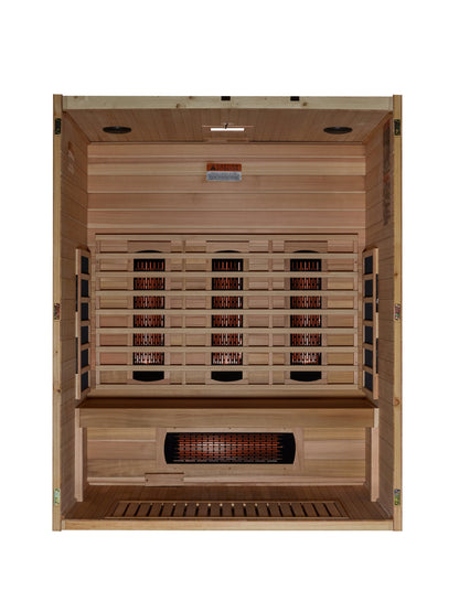 Maxxus "S-Line" 3 Person Full Spectrum IR Sauna (MX-S306-01-FS-PC)